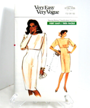 Very Easy, Very Vogue Sewing Pattern #7059 Size 12-14-16 Misses&#39; Petite Dress  - $5.50