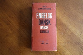 Host&#39;s Hardcover English-Danish, Danish-English Pocket Dictionary Vintag... - $12.00