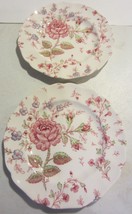 Rose Chintz Johnson Brothers Bread Butter Plate England x2 - £12.06 GBP