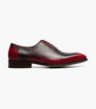 Stacy Adams Hallquist Plain Toe Oxford Shoes Leather Red 25742-600 image 7