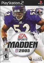 Madden 2005 PS2 PlayStation 2 - Complete w/Manual - Scratched - £0.79 GBP