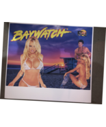 Baywatch Pamela anderson pinball Translite/Backglass Machine Cabinet,pin... - $40.00