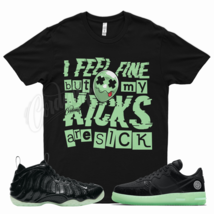 Black SICK V2 T Shirt for N Foamposite Air Force 1 Dunk React All Star Glow - £20.55 GBP+