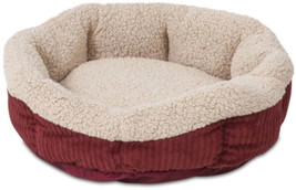 Luxury Self-Warming Pet Bed by Aspen Pet: Spice &amp; Cream - £36.05 GBP