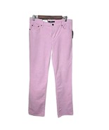 Lauren Ralph Lauren The Classic Straight Jeans Pink 8 Corduroy Preppy Je... - £20.69 GBP