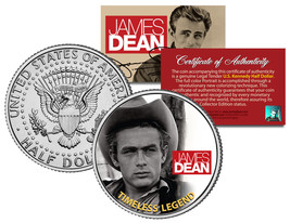 JAMES DEAN *TIMELESS LEGEND - GIANT MOVIE* Kennedy Half Dollar US Coin *... - $12.16