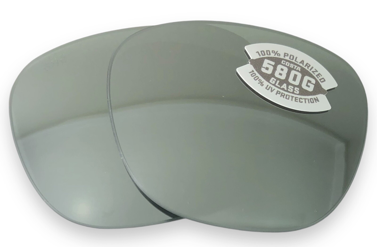 Verres De Remplacement Costa Del Mar Sullivan - Polarisés 580G, Gris Dégradé, Verre