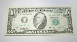 1993 $10.00 Federal Reserve Offset Printing Error Note Gem CU C342 - $635.92
