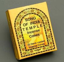 TWO 25-Cone Boxes Song of India Temple Incense Cones! - €5,11 EUR