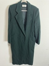 Vintage Preston New York USA Women’s Green Wool Trenchcoat Dillards Size... - $942.11 MXN