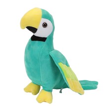 Cute Macaw Parrot Stuffed Animal, Green Bird Stuffed Plush Toy, Soft Parrot Plus - £17.39 GBP