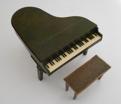 Dollhouse Renwal Piano and Bench vintage No. L74 L75 - $9.99