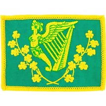 Erin Go Bragh Irish Flag Patch 2 1/2&quot; x 3 1/2&quot; - £7.11 GBP