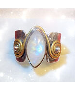 HAUNTED ANTIQUE RING SOCERER'S STAR FLAME HIGHEST LIGHT COLLECTION MAGICK - $707.77