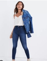 Madewell Curvy High-Rise Skinny Jeans Women&#39;s Size 25 Medium Wash Blue Denim - £26.80 GBP