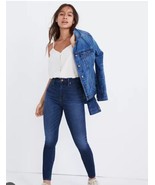 Madewell Curvy High-Rise Skinny Jeans Women&#39;s Size 25 Medium Wash Blue D... - $636.04 MXN