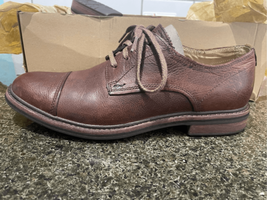 UGG Oxford Dress Shoes- Dalby - Brown Leather Worn Twice w/Box EUC Mens Size 8 - £41.94 GBP