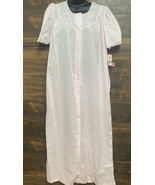 VGT Carole Night Gown Small Pink Grandma Cottage Core Pleasant Lightweig... - $45.60 CAD