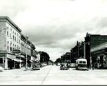 Vtg Postcard 1950s RPPC CHARLES CITY, Iowa IA - Main Street Looking Nort... - $13.81