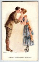 Military Postcard Artist Archie Gunn WWI Army Navy Military Wartime Man &amp; Women - £12.70 GBP