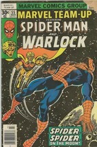 Marvel Team-Up #55 VINTAGE 1977 Marvel Comics Spider-Man Adam Warlock - £10.11 GBP