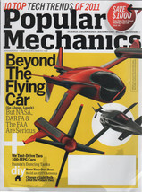 Popular Mechanics Magazine JANUARY 2011 Beyond the Flying Car - £1.96 GBP