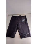 Speedo PowerFlex Eco Boys Black Elastic Waist Swimsuit Jammer Size 26 YTH - £22.28 GBP