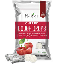 Herbion Naturals Cough Drops with Natural Cherry Flavor, Soothes Cough-P... - $6.49