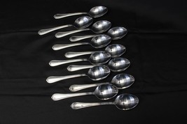 Pfaltzgraff Greenwich Oval Soup Spoons 7.25&quot; Set of 12 - $42.13