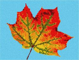 Pepita Needlepoint kit: Leaf Up Close, 9&quot; x 7&quot; - $50.00+