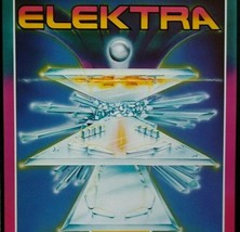 Elektra Pinball Machine Flyer 1981 Original Game Art Print Retro Space Age - £31.05 GBP