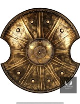 Troy Trojan War Shield Ancient Greek Shield Handcrafted Metal Crafts for Knight - £102.21 GBP