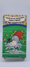 You&#39;re In The Super Bowl Charlie Brown Peanuts VHS Video Tape Movie NFL Vintage - £7.99 GBP