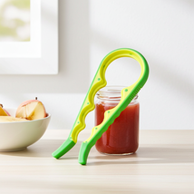 Plastic Jar Opener, Easy Grip Design, Green and Yellow - $9.99