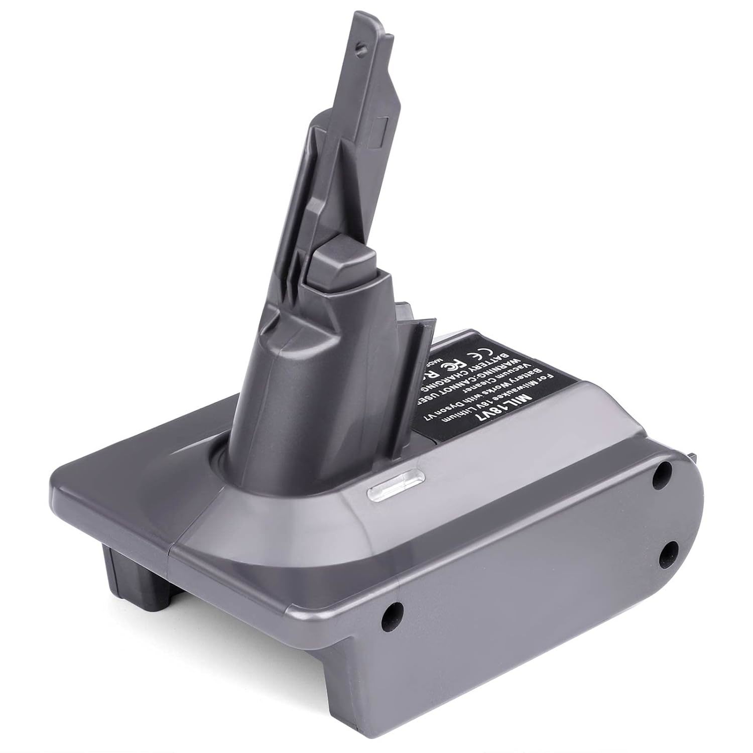 Adapter For Dyson V7 Hoover For Milwaukee 18V M18 Battery, Convert For Dyson V7