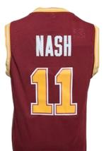 Steve Nash #11 College Basketball Jersey Sewn Maroon Any Size image 5