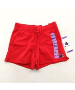 Champion Women&#39;s Jogger Shorts Size XS Red Cotton Blend Drawstring Waist... - $7.92