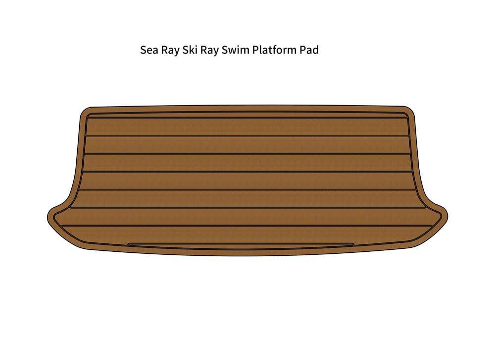 1992 Sea Ray Ski Ray 190 SK Swim Platform Boat EVA Faux Floor Pad Mat Se... - $281.00