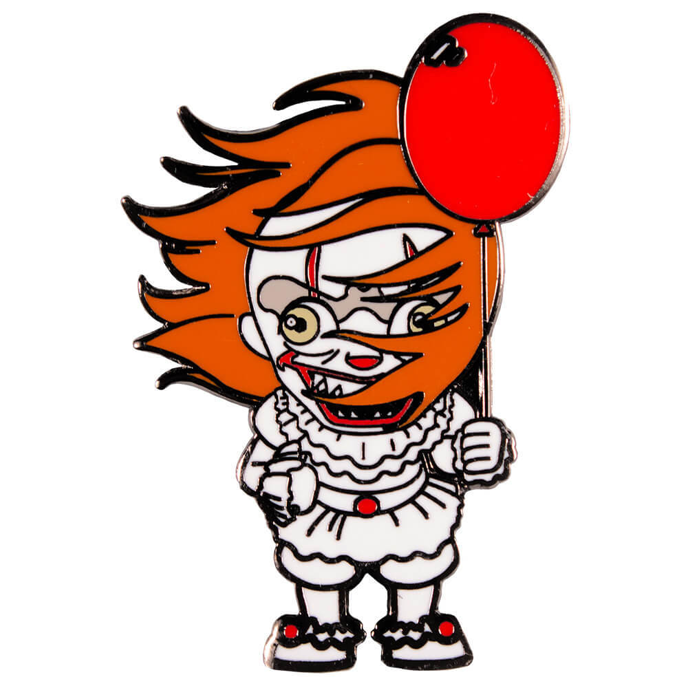It (2017) Pennywise Sweeping Hair Chibi Enamel Pin - $18.22