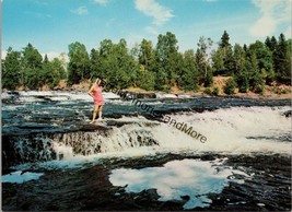 Rushing Rivers and Waterfalls Thunder Bay Ontario Canada Postcard PC359 - £3.98 GBP