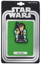 Classic Star Wars Han Solo Figure Enamel Metal Pin 2017 NY Comic Con SEALED - $8.79