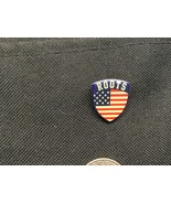 Roots Canada USA Patriotic Shield Flag Pin - $12.63 CAD