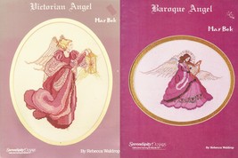 2X Baroque &amp; Victorian Angels Mar Bek Hardanger Shown Waldrop Cross Stitch Patte - £11.00 GBP