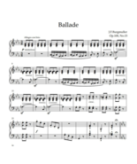 Friedrich Burgmuller - Ballade Op.100, No.15 (Sheet Music) - $109.36 MXN