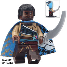 W&#39;Kabi the chief of Wakanda Marvel Black Panther Avengers Minifigures Block - £2.18 GBP