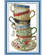 Benway 11ct Stamped Printed Cross Stitch Kits XStitch Sets Tapestry Needle Work - $14.99