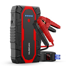 NUSICAN Car Jump Starter, 12V Portable Battery Charger (up to 7.2L Gas&amp;5... - $158.33