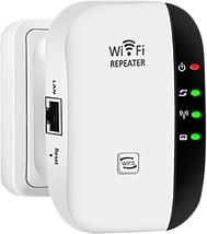 WiFi Range Extender WiFi Signal Booster up to 300Mbps 2.4G High Speed Wireless W - £28.95 GBP