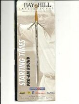 1999 Bay Hill Invitational Pairings Guide - $29.65