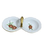 Bareuther Bavaria Germany Divided Dish w/ Handle Artist Signed Vtg 1930&#39;... - €40,75 EUR